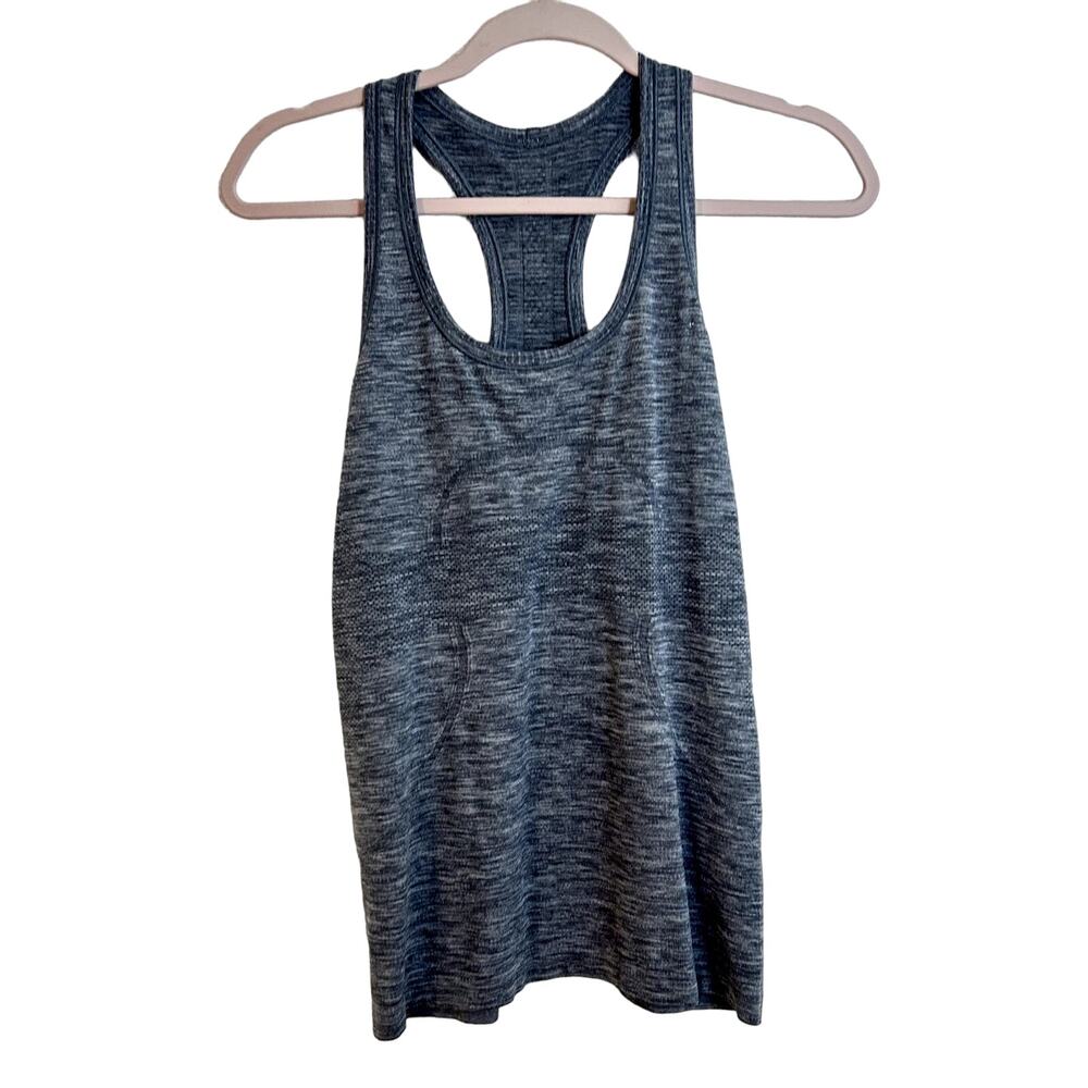 Lululemon Swiftly Tech Racerback Heathered Gray Womens Size 6